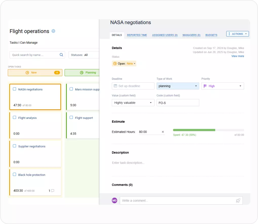 Centralized project data access