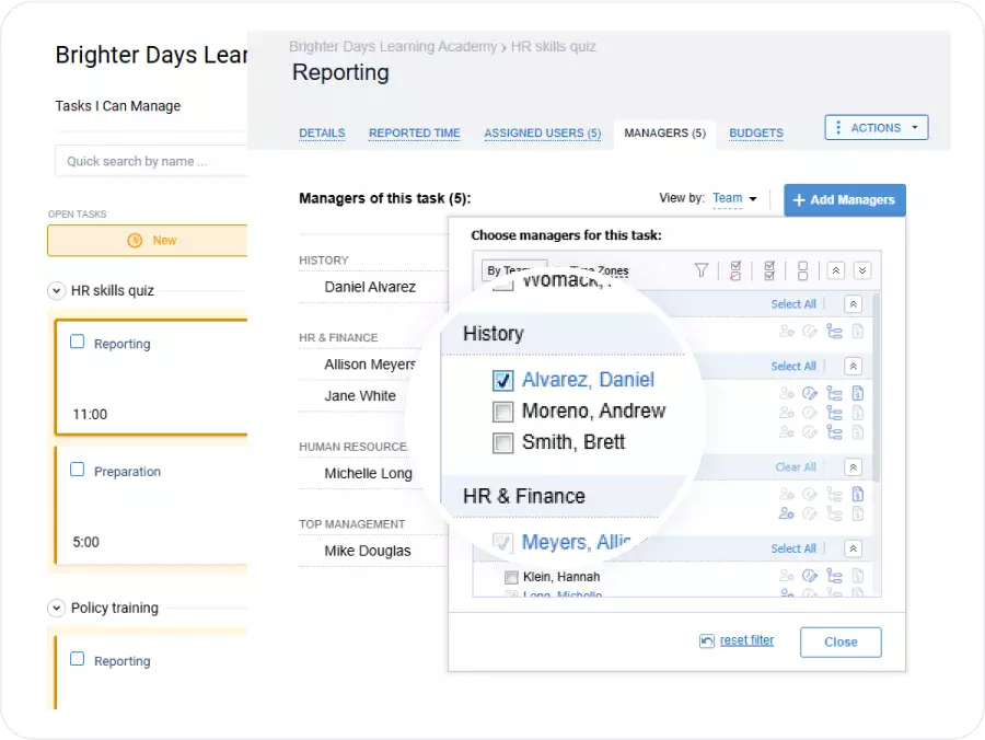 Streamlined Staff Management