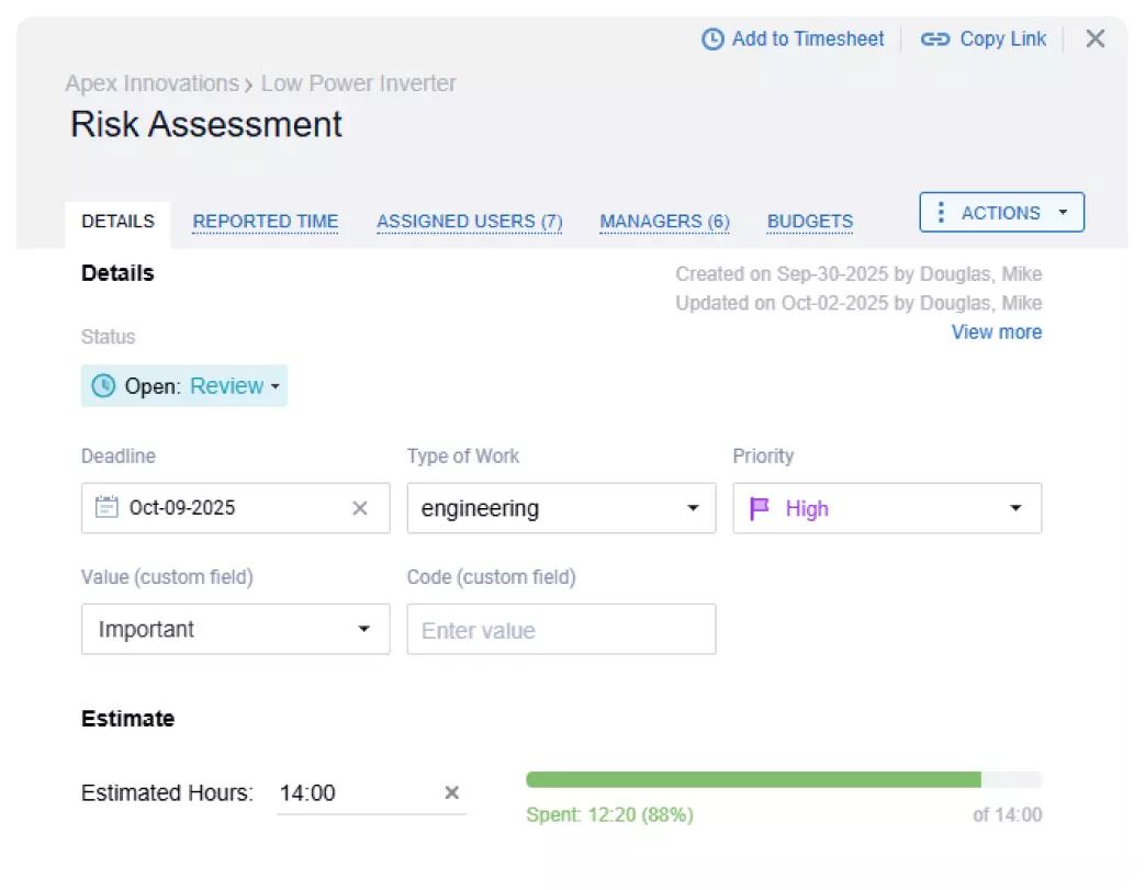 Engineering Project Management Software