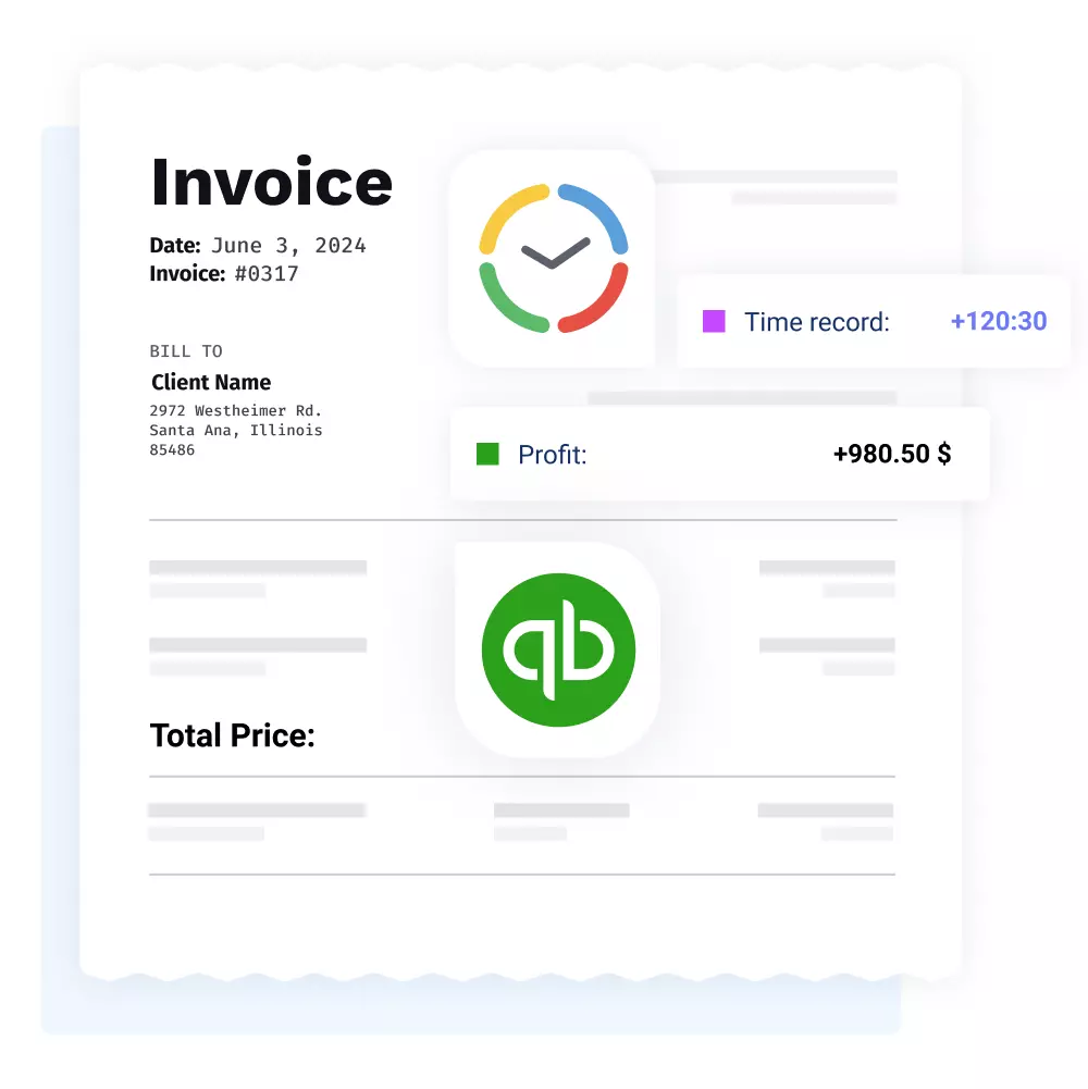 Accurate payroll & invoicing with QuickBooks time tracking