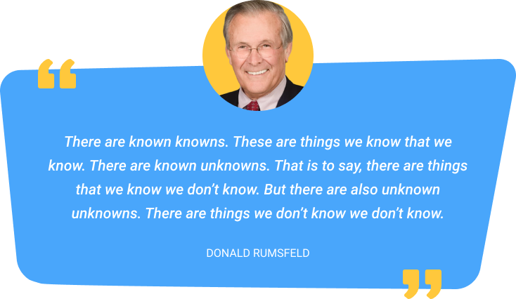  Donald Rumsfeld quote