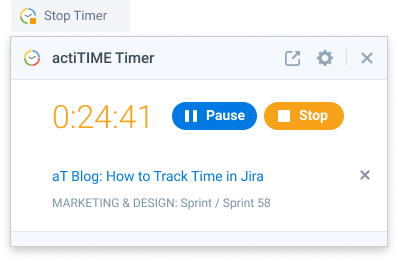 actiTIME Timer