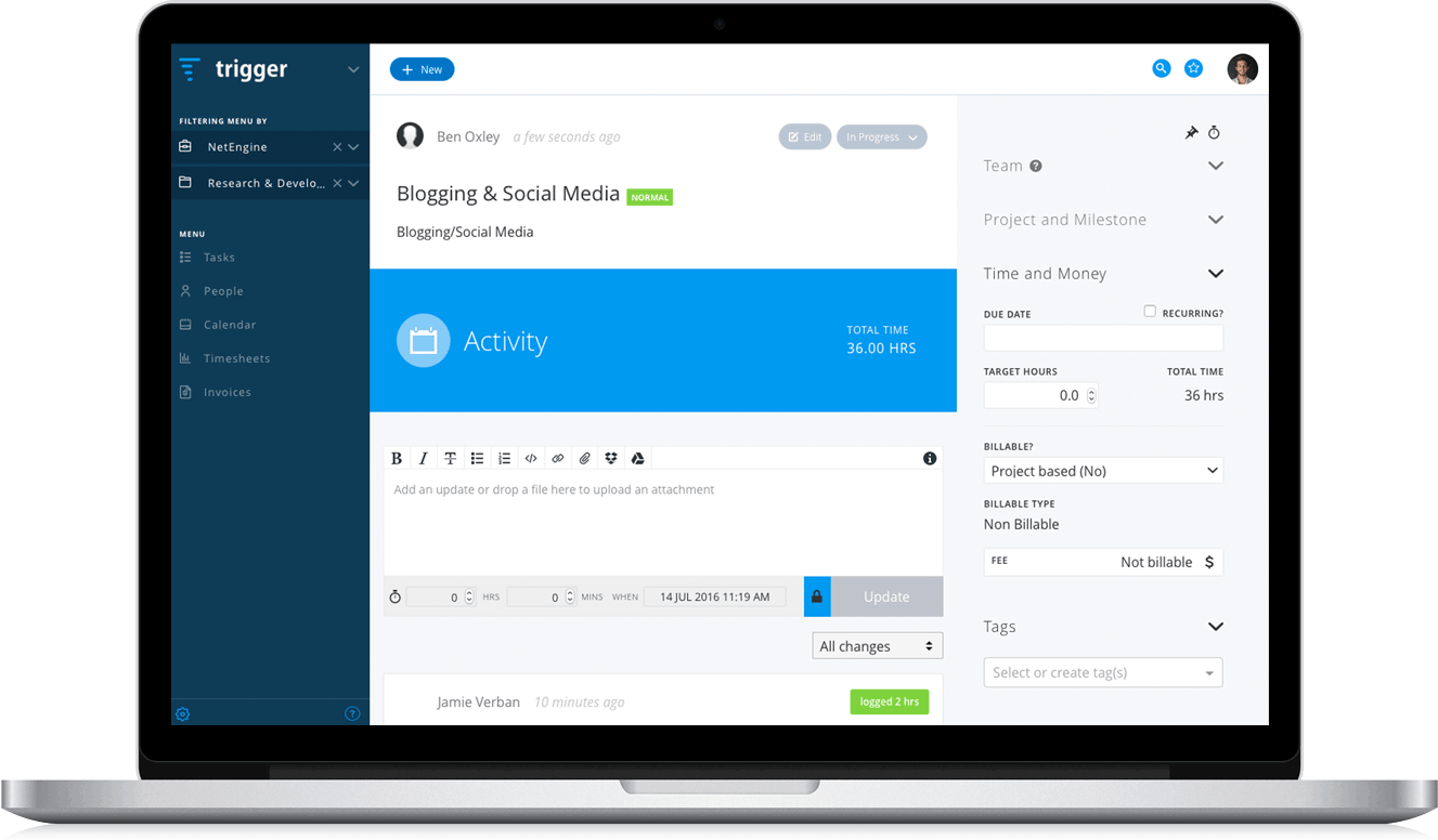 Trigger, Time Tracking Tools for Freelancers