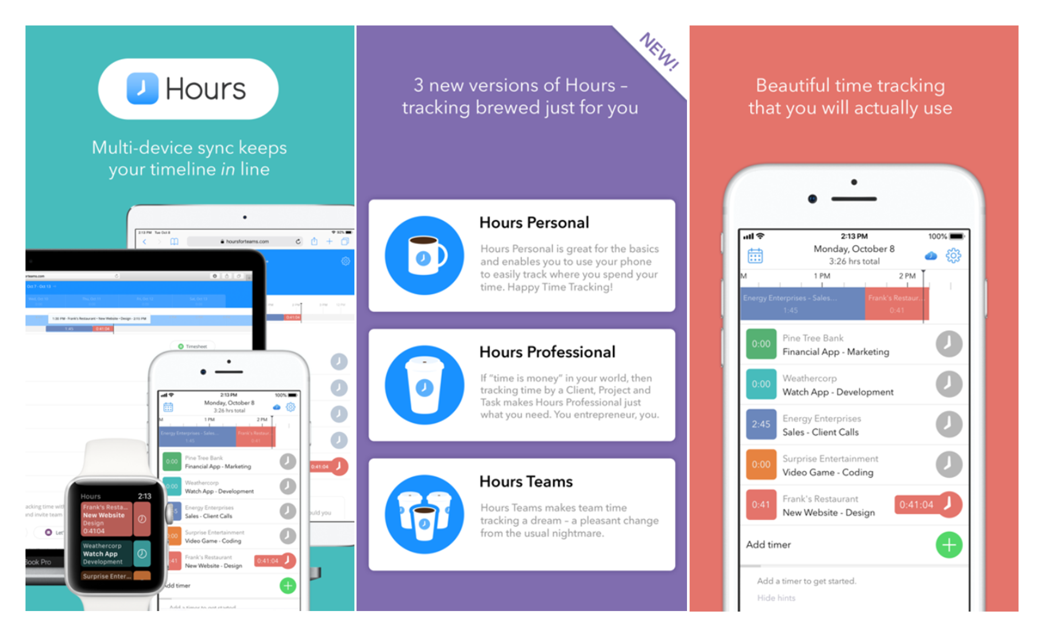 Hours - mobile timesheet app