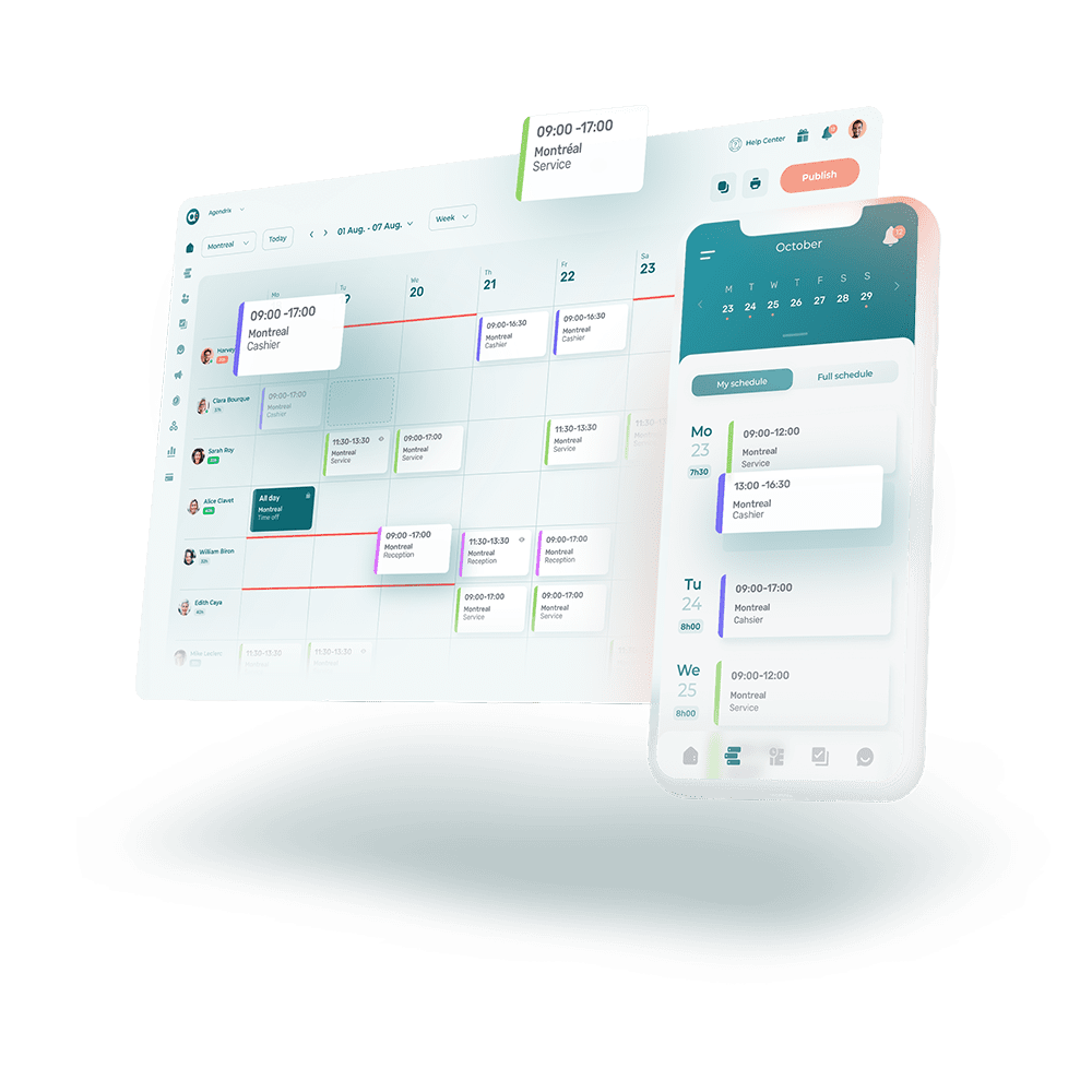 Agendrix - best timesheet app