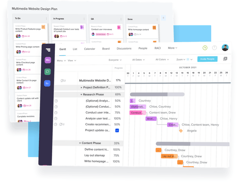 TeamGantt - team management software for project management