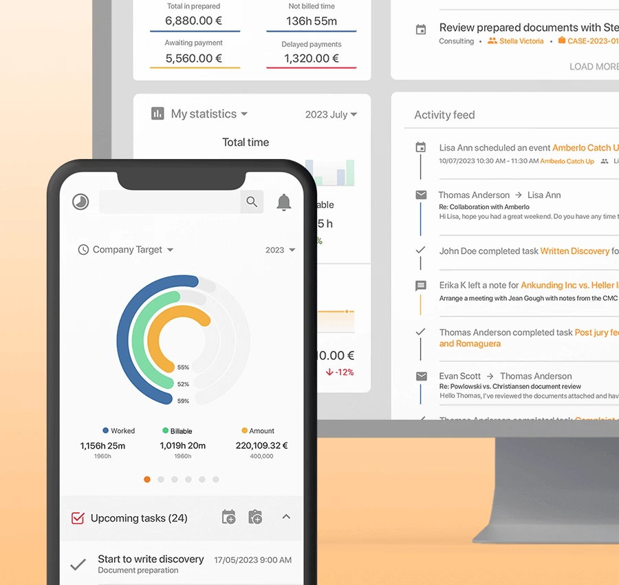 Amberlo, attorney time tracking tools