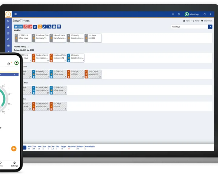 CarpeDiem, attorney time tracking tools