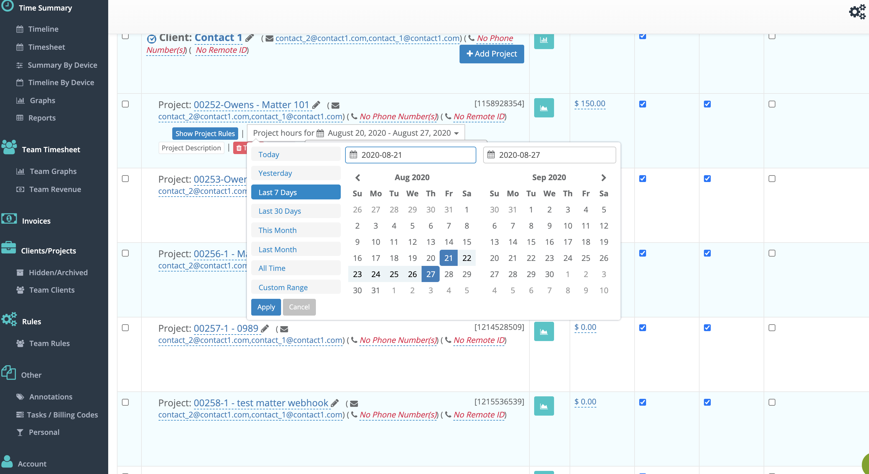 Chrometa, Timesheet Software