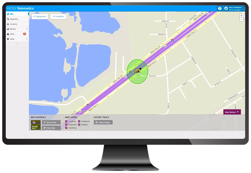 HCSS, geofencing software