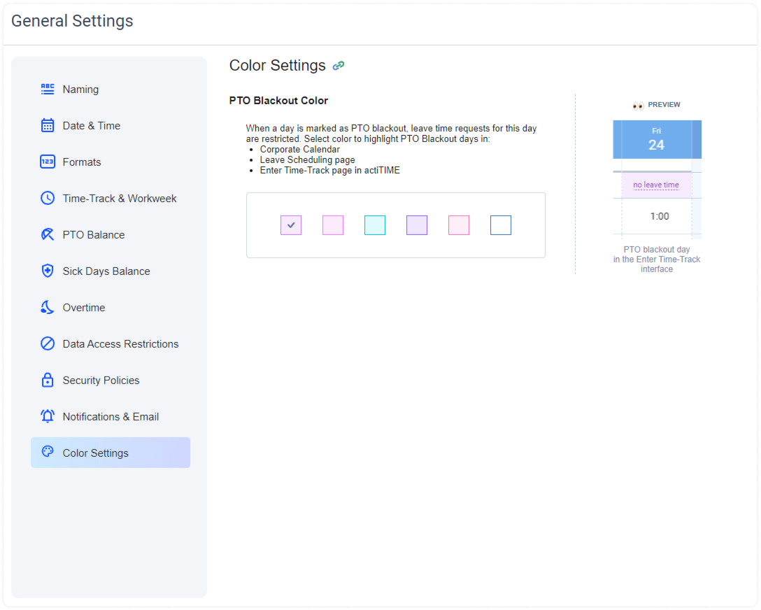 Logo & Color Settings